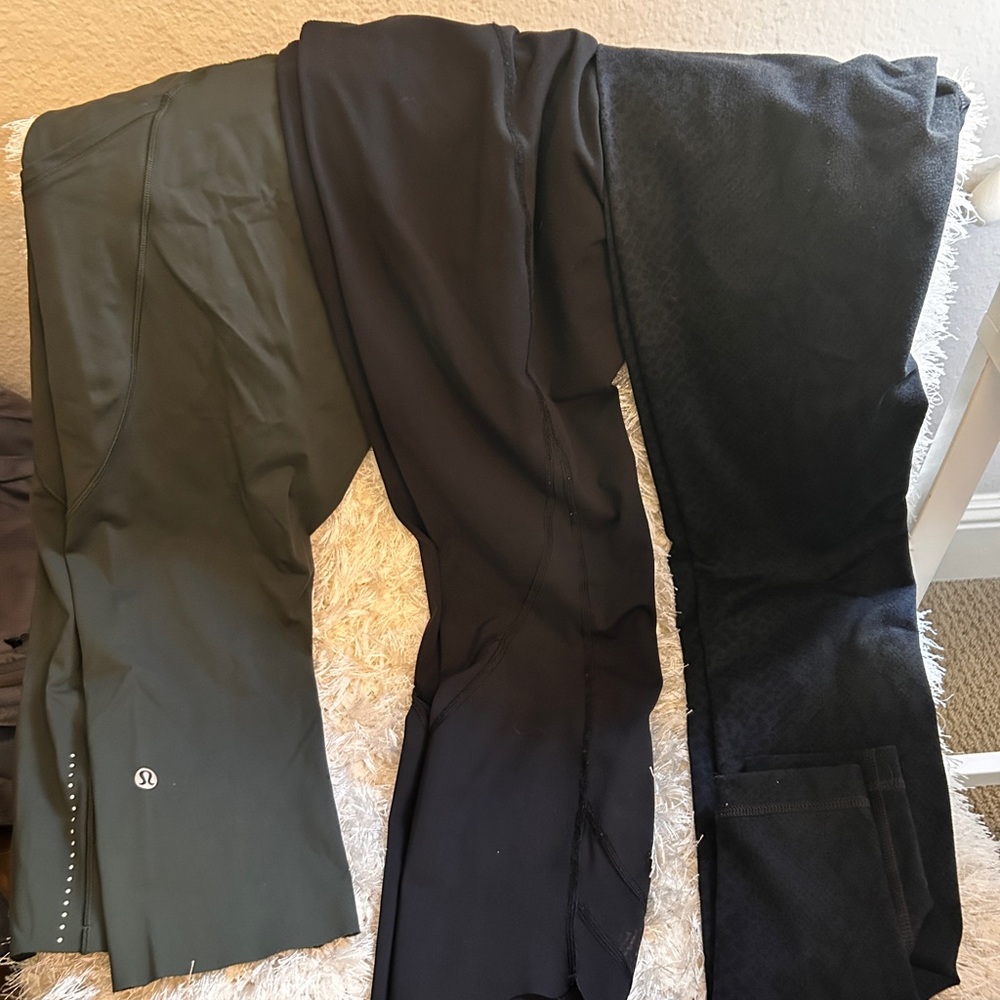 3 Pairs of Lululemon Leggings - Picture 2 of 6
